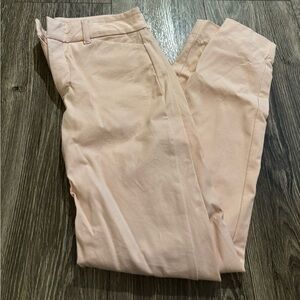 Old Navy Light Pink High Rise Pixie Skinny Business Casual Pants